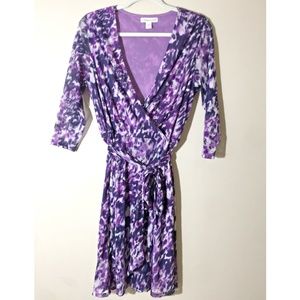 Coldwater Creek Purple/Lavender Mesh Dress